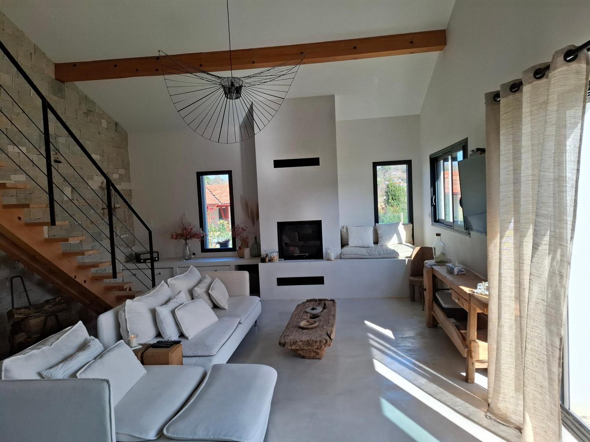 Charmante Villa Familiale Au Calme A 15Min Des Plages Ascain Δωμάτιο φωτογραφία